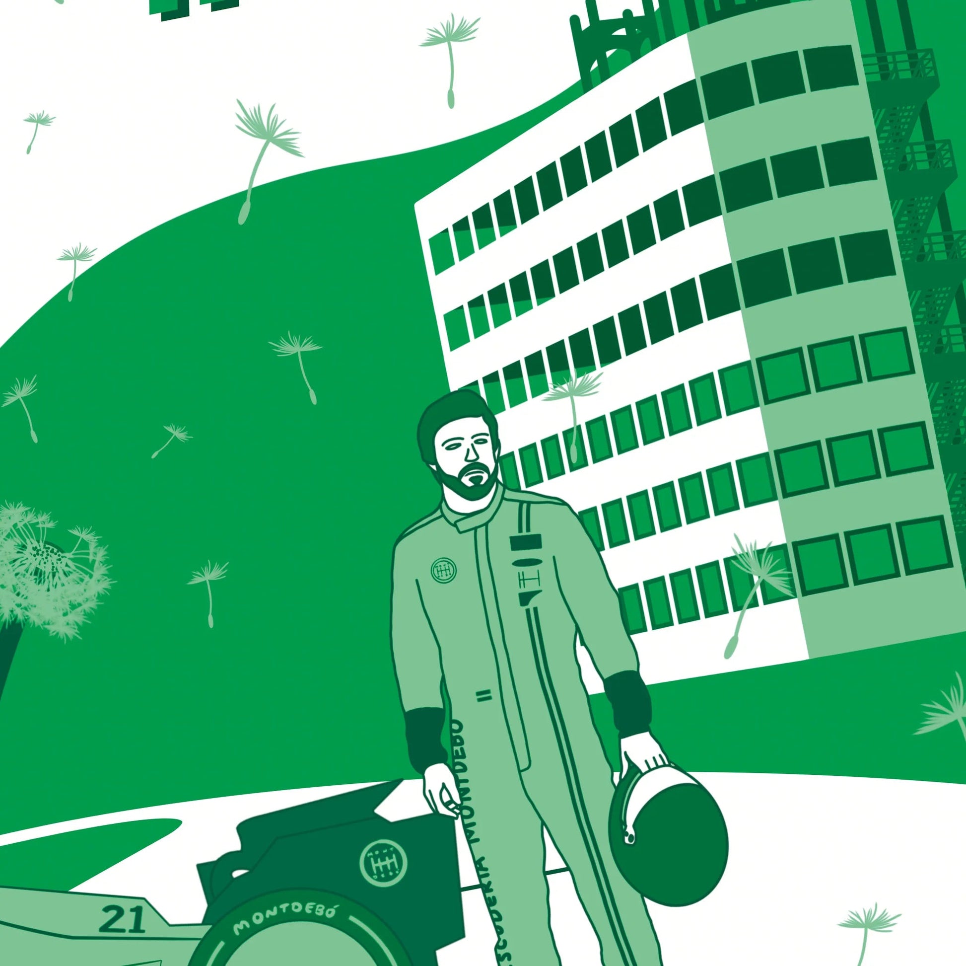 Lámina Gran Premio de Ímola - Montdebó