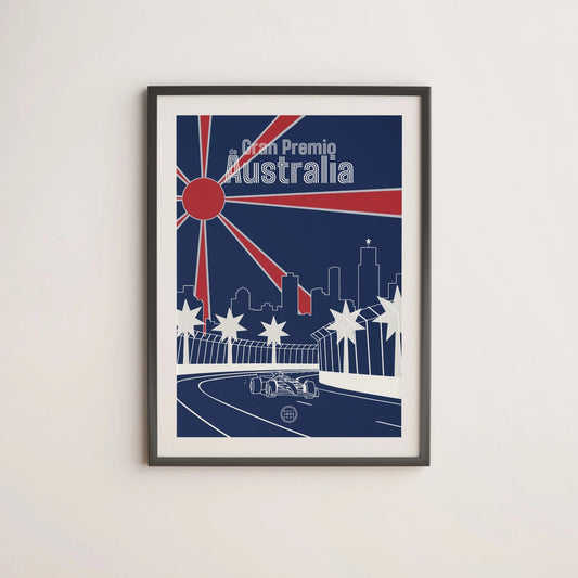 Lámina Gran Premio de Australia - Montdebó