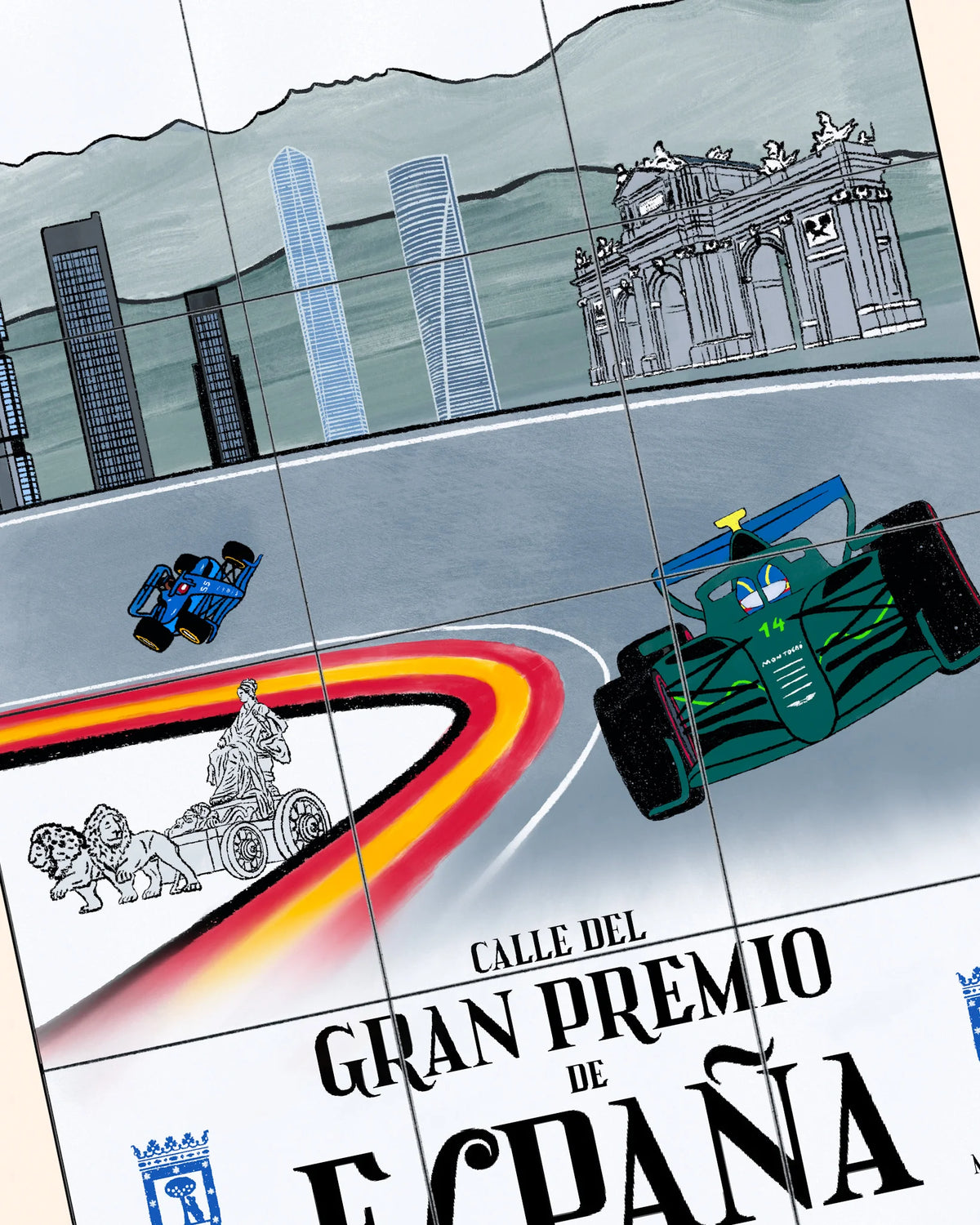 Spanish Grand Prix-Madrid print