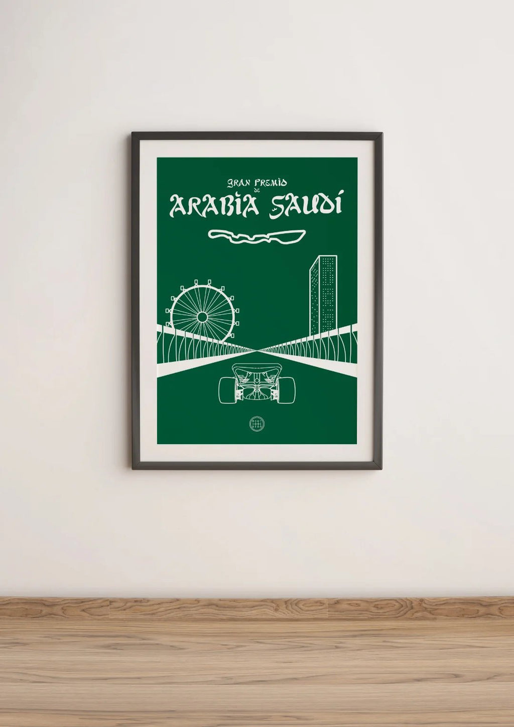 Lámina Gran Premio de Arabia Saudí - Montdebó