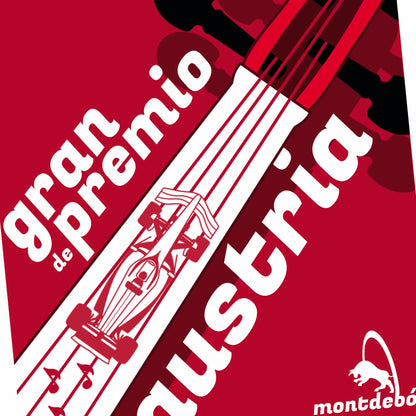 Lámina Gran Premio de Austria - Montdebó