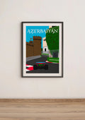 Lámina Gran Premio de Azerbaiyán - Montdebó