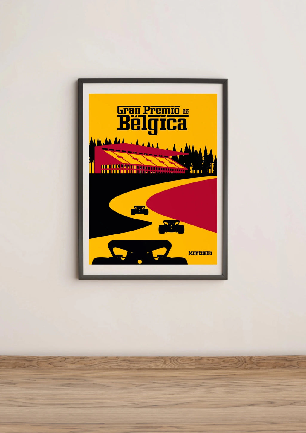 Lámina Gran Premio de Bélgica - Montdebó