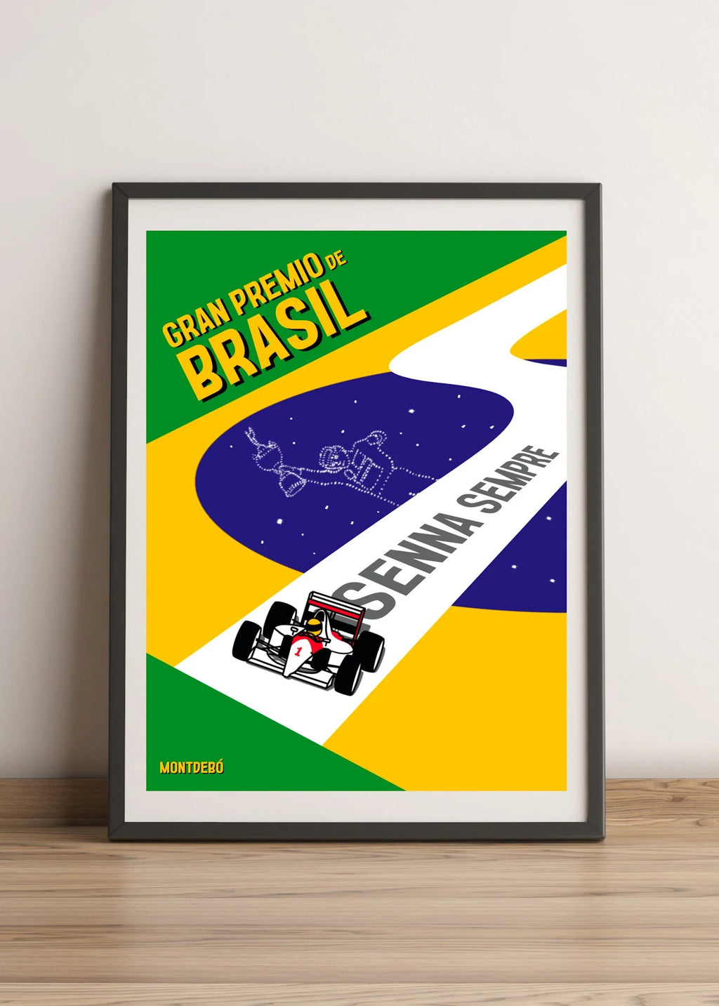 Lámina Gran Premio de Brasil - Montdebó