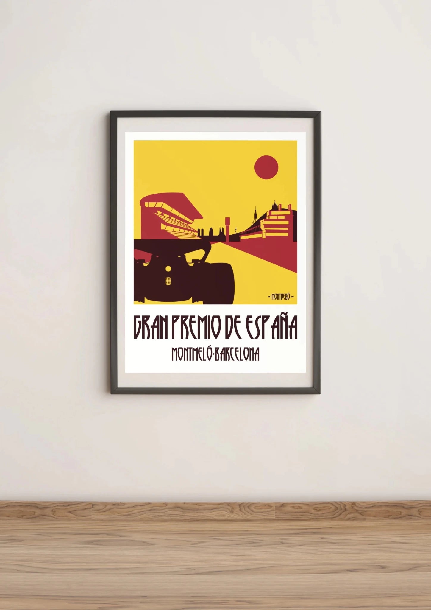 Lámina Gran Premio de España - Montdebó
