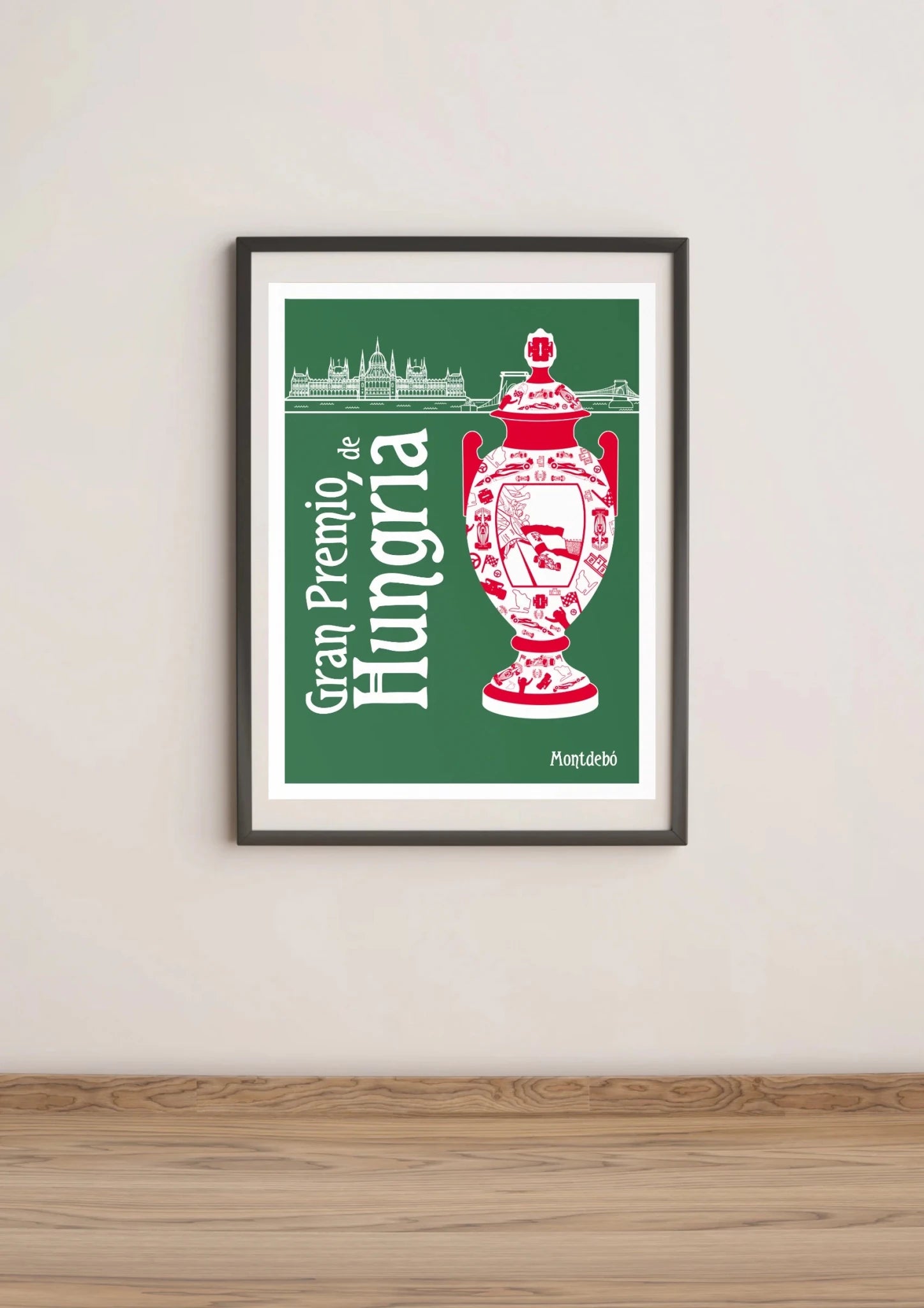 Lámina Gran Premio de Hungría - Montdebó