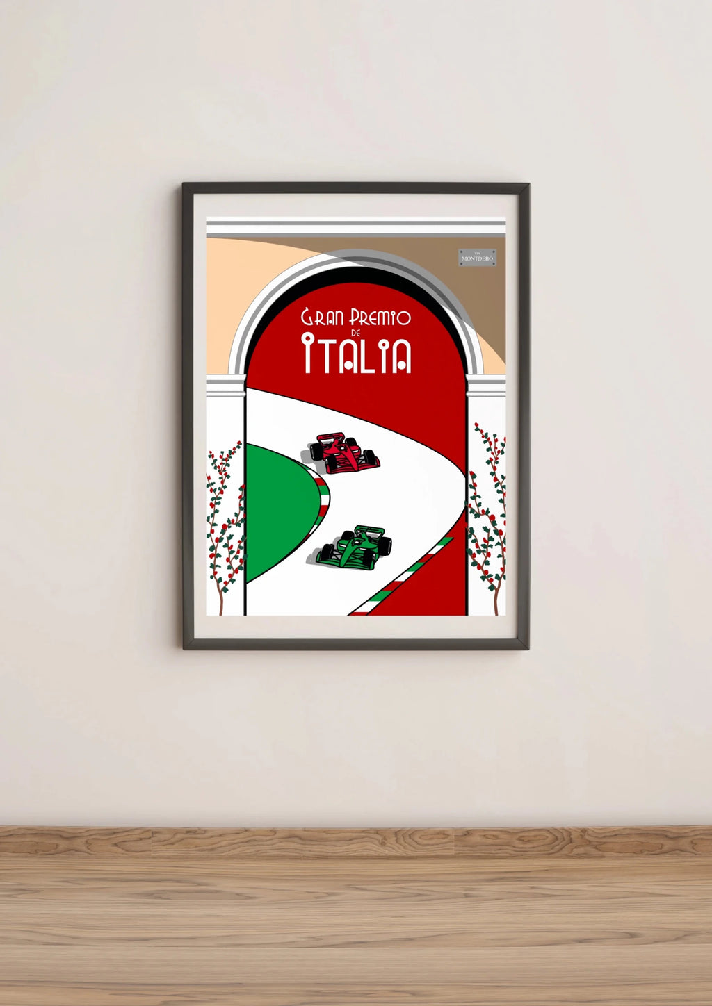 Lámina Gran Premio de Italia - Montdebó