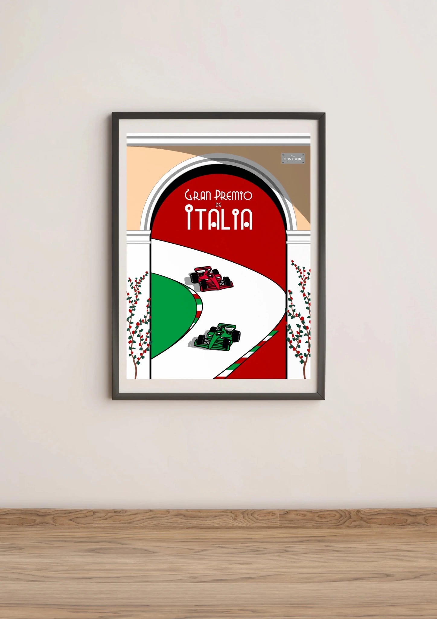 Lámina Gran Premio de Italia - Montdebó