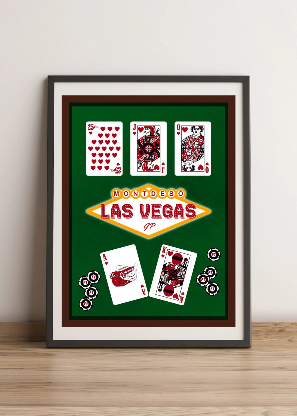 Lámina Gran Premio de Las Vegas - Montdebó