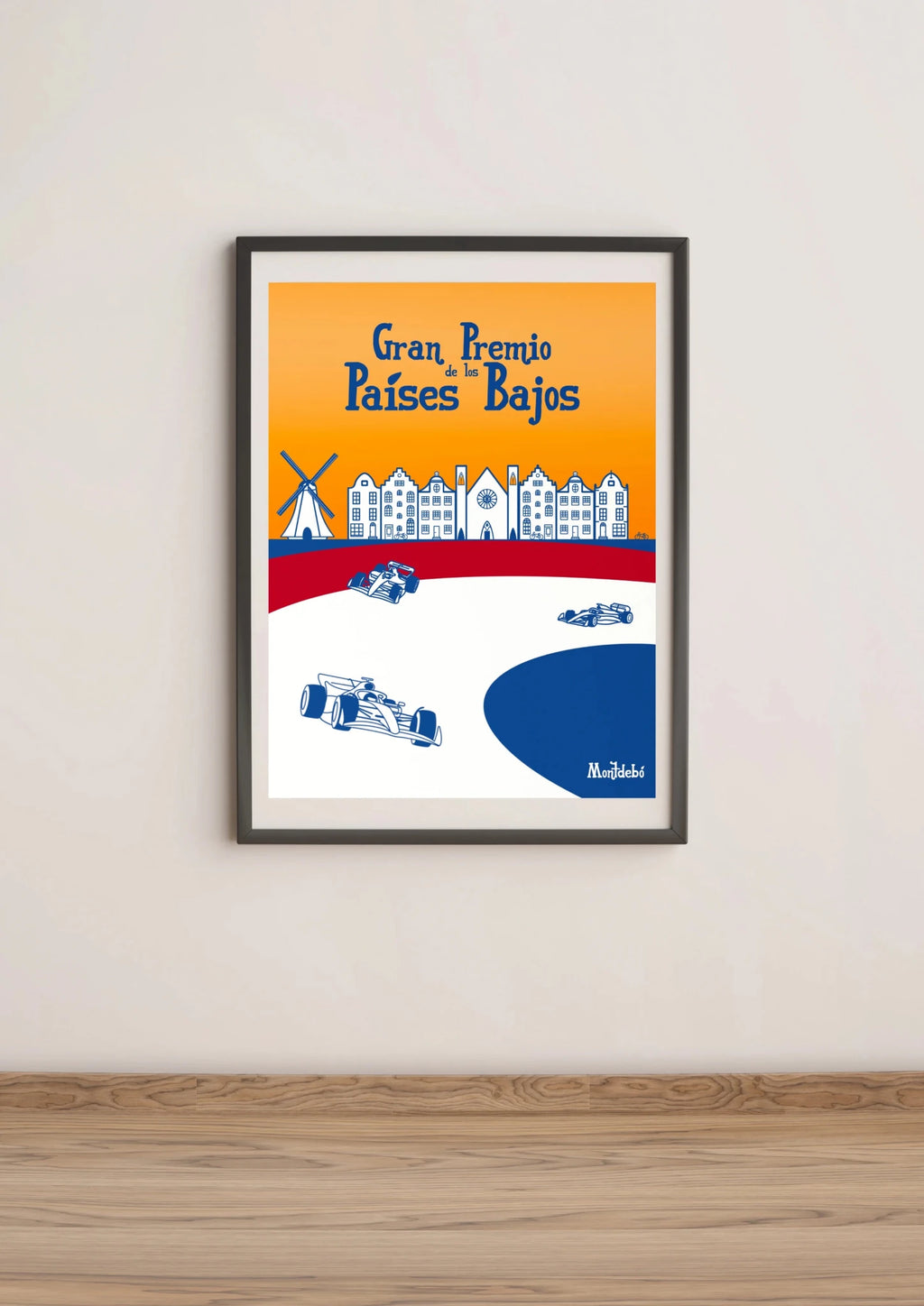 Lámina Gran Premio de los Países Bajos - Montdebó