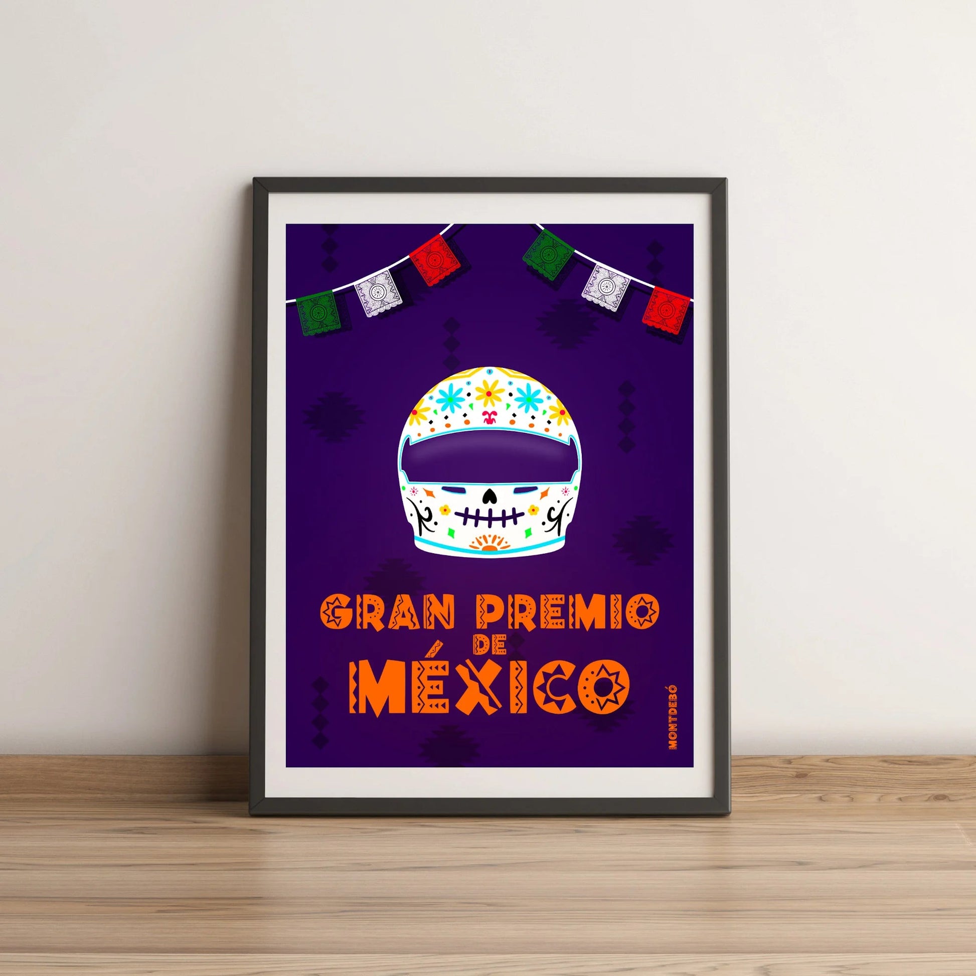 Lámina Gran Premio de México - Montdebó