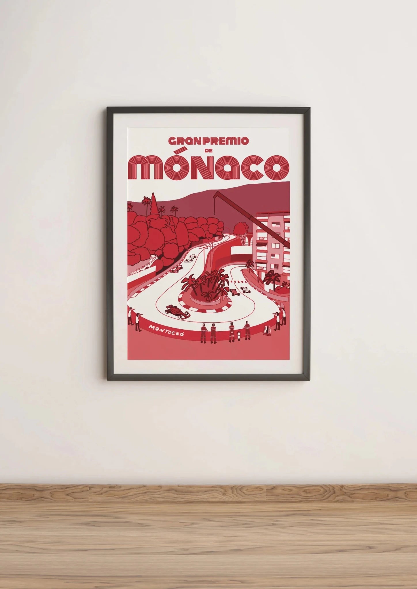 Lámina Gran Premio de Mónaco - Montdebó