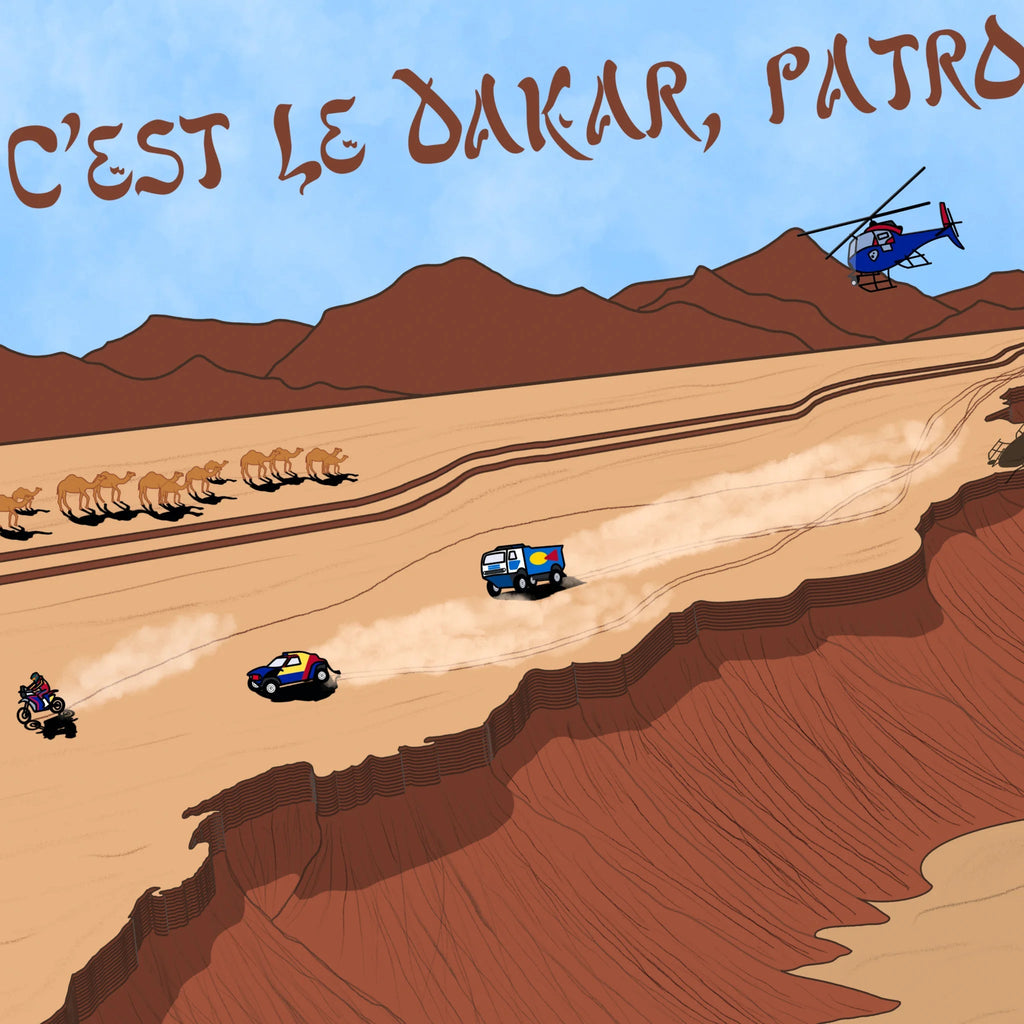 Lámina Rally Dakar - Montdebó