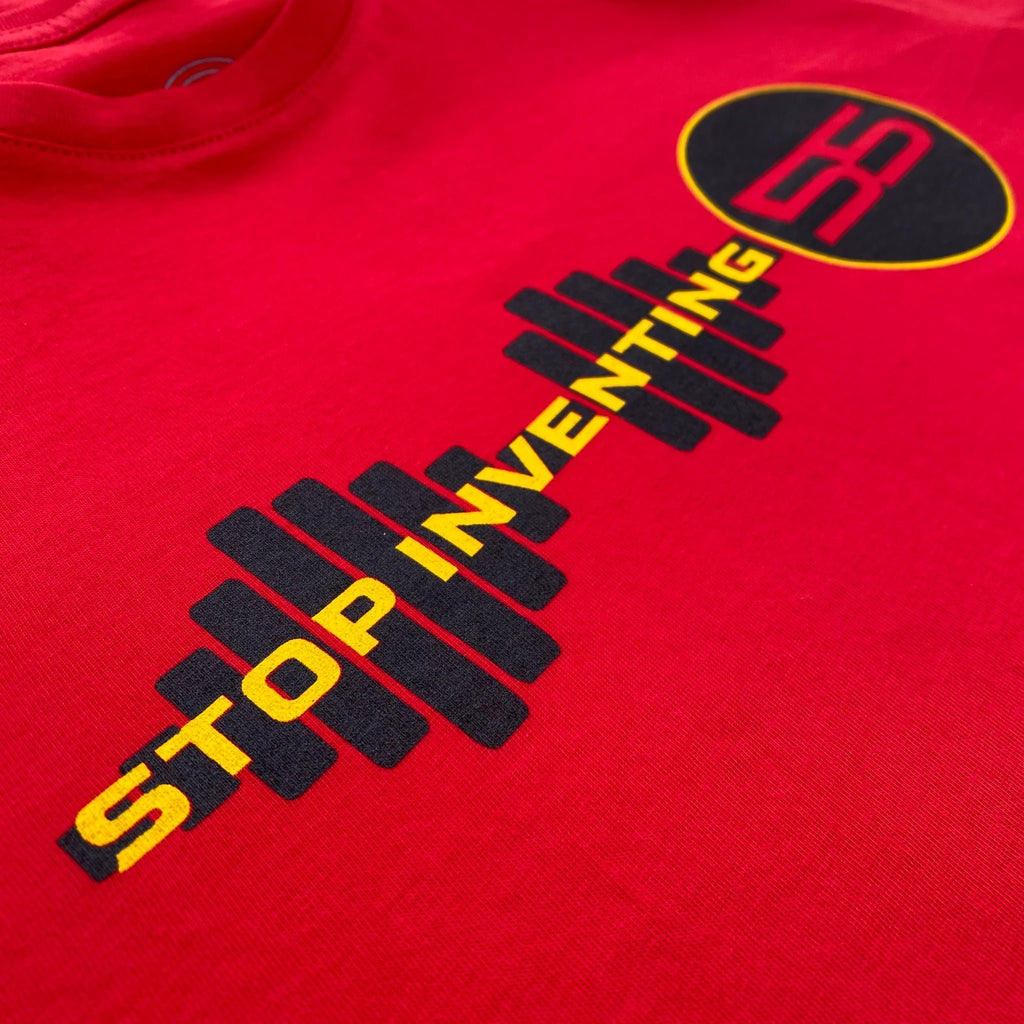 Camiseta Stop Inventing - Montdebó